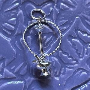 Jet Set Candy Hookah Charm 925 Sterling Silver